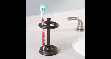 Boraboi® Metalen Tandenborstelhouder voor Efficiënte Badkamerorganisatie met Vier Sleuven en Stabiele Basis