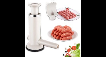 Worstenvuller - Worstenmaker Machine - Handmatig - RVS