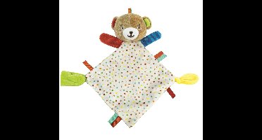 Clementoni - Baby - Zachte beer - Knuffeldeken met bijtring - vanaf 0 maanden