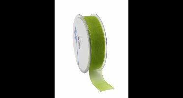 Kiwi Organza lint 15 mm / 50 mtr.