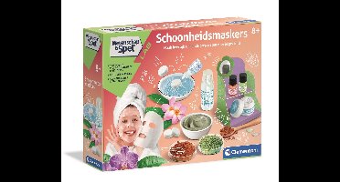 Clementoni Wetenschap en Spel – Schoonheidsmaskers – Beautyset Kinderen – Knutselpakket Meisjes en Jongens – 8+ jaar