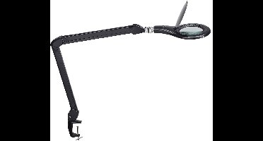 MAULmakro LED Loeplamp - tafelklem - zwart - metaal|kunststof - 1 stuk - 86.5 x 18.5 x 50 cm - MAUL