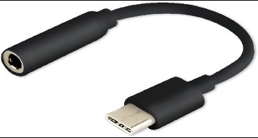 Savio Audio Adapter - USB Type 3.1 C (M) - Jack 3,5 mm (F) - Zwart AK-35B
