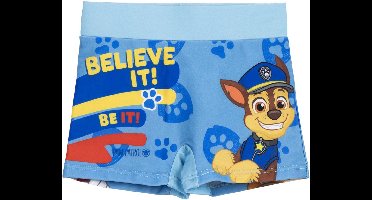 Paw Patrol Zwembroek Jongens – Zwemshort met Chase, Marshall & Rubble – Blauw Design