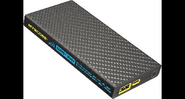 Nitecore Powerbank SUMMIT10000, 10.000mAh capaciteit, koudebestendig, te gebruiken tot -40°C, inclusief koudebestendige accessoires