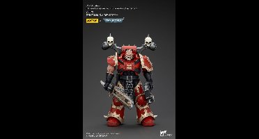 Joy Toy (CN) Warhammer 40k Action Figure 1/18 World Eaters Khorne Berzerker met Eviscerator Chainsword 13 cm Action Figuur