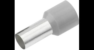 Cimco 187123 Adereindhulzen 2.5 mm² Deels geïsoleerd Grijs 100 stuk(s)