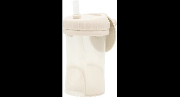 Difrax Rietjesbeker Drinkbeker - 250 ml - 12+ Maanden - Beige - 1 stuk