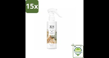 15 x Therme - Hammam - Huisparfum Spray - Langdurige Geur - Aromatisch - 150ml - Grootverpakking - Huisparfum - Geurspray - Cederhout - Kruiden - Bergamot