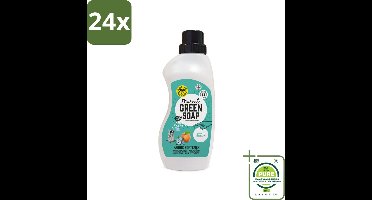 Marcel's Green Soap - Wasverzachter - Perzik & Jasmijn - Zachte frisheid - 30 Wasbeurten - 750 ml - Voordeelverpakking - 24 stuks - Wasverzachter - Biologisch wasmiddel