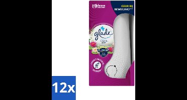 12 x Glade - Houder Sense & Spray - Relaxing Zen - 18 ml - Luchtverfrisser - Geurverspreider - Glade Sense & Spray - Relaxing Zen - Automatische Geur