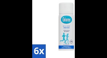 6 x Odorex - Deodorant Spray - Mini Marine Fresh - Fris & Compact - 50 ml - Deodorant - Antitranspirant - Odorex - Reisgerei - Deodorant Spray