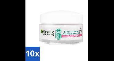 10 x Garnier - SkinActive - Dagcrème - Hyaluronzuur & Aloë Vera - Hydraterend - 50 ml - Hyaluronzuur Crème - Aloë Vera Crème - Hydraterende Crème - Dagcrème - Huidhydratatie