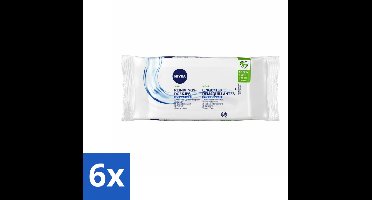 6 x NIVEA - Reinigingsdoekjes - Verfrissend - Verwijdert Waterbestendige Make-up - 7 Doekjes - Reinigen - Make-up Remover - Gezichtsdoekjes - NIVEA - Vitamine E