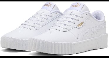 PUMA Carina 3.0 Jr Meisjes Sneakers - PUMA White-PUMA Gold