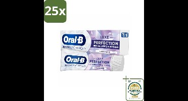25 x Oral B - Tandpasta - 3D White Advanced - Luxe Perfection - 75ml - Grootverpakking - Koffiezetapparaat
