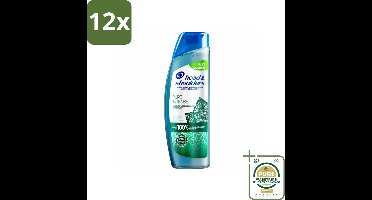 Head & Shoulders – Shampoo – Pure Intense Kalmeert Jeuk – 250 ml - Voordeelverpakking - 12 stuks - Pepermunt shampoo - Siliconenvrije shampoo