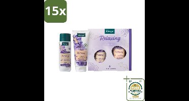 15 x Kneipp - Relaxing Favourites Geschenkset - Lavendel - Grootverpakking - Lavendel - Ontspanning - Huidverzorging - Geschenkset - Douchegel