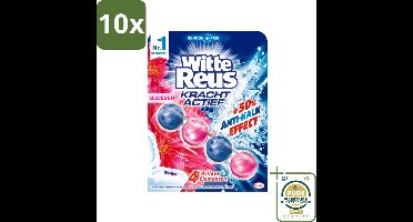 10 x Witte Reus - Kracht Actief Toiletblok - Bloesem - 1 Toiletblok - Grootverpakking - Toiletblok - Bloesemgeur - Reiniging Toilet - Hygiëne Toilet - Kalkvoorkomend