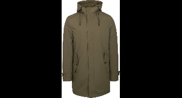 Suitable Jas Hood Tech Olijfgroen - Maat XXL - Heren - Mantels & coats