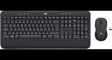 Logitech MK545 Advanced - Toetsenbord en muis Combo draadloos - Qwerty UK - USB 2.0 - zwart