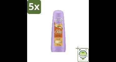 5 x Andrélon – Conditioner – Oil & Care – 200 ml - Grootverpakking - Droog Haar - Pluis Haar - Haarvoeding - Haarverzorging - Arganolie