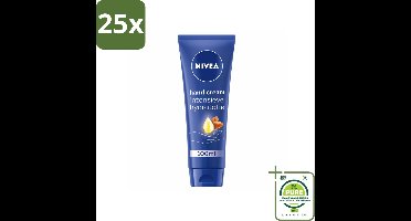 25 x NIVEA - Handcrème - Verzorgend - Intensieve Hydratatie - 100 ml - Grootverpakking - Handcreme - Verzorging - Droge Handen - Gevoelige Huid - Amandelolie