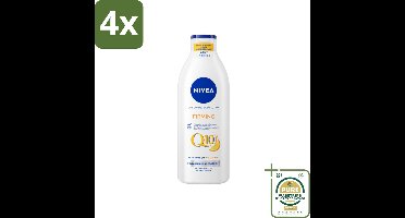Nivea - Q10 - Verstevigende Bodylotion - Vitamine C - 48 uur Hydratatie - Voor Normale Huid - 400 ml - Voordeelverpakking - 4 stuks - Verstevigende lotion - Vitamine C