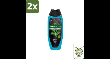 Palmolive Men - Sport 3-in-1 - Douchegel - Verfrissend & Verzorgend - 500 ml - Voordeelverpakking - 2 stuks - Sport - 3-in-1