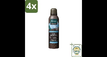 Kneipp - Douche schuim - Men Cool Freshness - Frisse geur - 200 ml - Voordeelverpakking - 4 stuks - Verfrissend - Munt