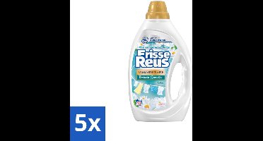 Frisse Reus - Vloeibaar Wasmiddel - Lotus - Witte Was - 19 Wasbeurten - Bulkverpakking - 5 stuks