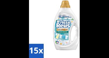 Frisse Reus - Vloeibaar Wasmiddel - Lotus - Witte Was - 19 Wasbeurten - Bulkverpakking - 15 stuks