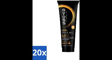 Syoss - Curl Control - Gel - Voor Gedefinieerde Krullen - 250 ml - Bulkverpakking - 20 stuks