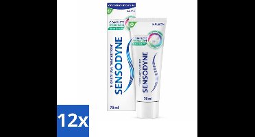 Sensodyne - Tandpasta - Complete Protection + Fresh Breath - Frisse Adem - 75 ml - Voordeelverpakking - 12 stuks