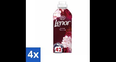 Lenor - Wasverzachter - Jasmijn & Rose de Mai - Fris & Zacht - 42 Wasbeurten - Voordeelverpakking - 4 stuks