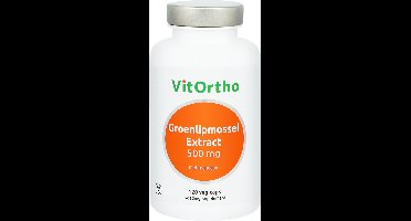 VitOrtho Groenlipmossel extract 500 mg - 120 capsules - Vetzuurpreparaat