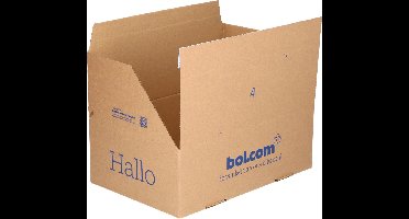 bol.com verzenddoos - 31x21x10,5 cm - 1.650 stuks - Autolock bodem - Plakstrip - 1 pallet