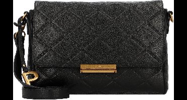 PICARD Leren Schoudertas Broadway Crossbody Bag Black Zwart