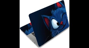Cartoon Kat Laptop Skin Sticker voor Universele Laptops - Beschermende Vinyl Sticker voor 12-15,6 Inch Notebooks
