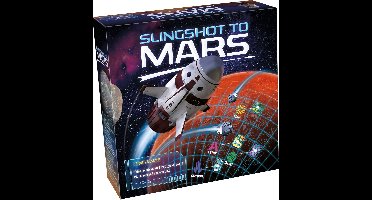 Tactic Slingshot to Mars – Bordspel – Behendigheid en Strategie – Ruimtevaart en Mijnbouw – Familiespel – 2 tot 4 Spelers – Vanaf 8 Jaar