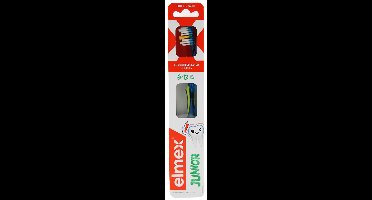 Elmex Junior Zachte Tandenborstel 6-12 Jaar (Kleur : Blauw)