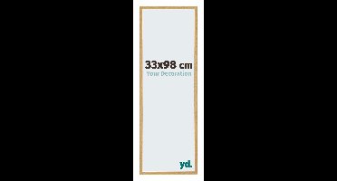 Your Decoration - Fotolijst 33x98 cm - Kunststof - Beuken Licht - Annecy