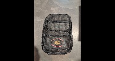 Rugzak kunstleer zwart Unusual Concepts 40 cm