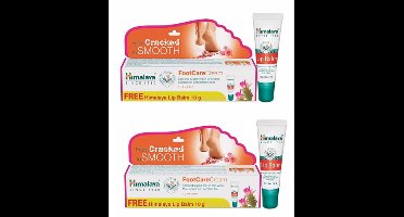 2 Piece - Himalaya Foot Care Cream 20 grams plus Himalaya Lip Balm 10 Grams