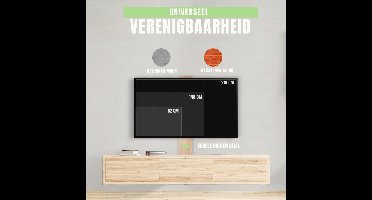 RVV® TV Beugel Draaibaar en Kantelbaar - TV Beugel Draaibaar - TV Beugel Kantelbaar - 32 tot 80 Inch - tot 60 kg - zwart - ‎44.29 cm x 22.2 cm x 7.4 cm