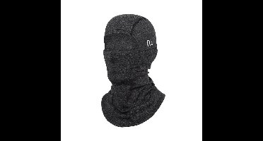 1 x Skimutsen - Bivakmuts - Hoofdbedekking - Muts - Fleece gevoerd, winddicht - Geschikt voor fietsen in de winter, skiën en buitensporten - Multifunctionele thermische muts - Volwassen maat - Hennep zwart