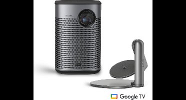 XGIMI Halo+ (GTV) met Multi-Angle Stand - Draagbare Smart-projector - Beamer - Google TV Ref + 3.0 - Harman/Kardon 2 x 5W luidsprekers - Chromecast - 700 ISO Lumen - Dolby Audio - Bluetooth 5.1 - DTS-HD