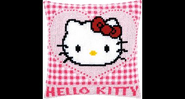 Vervaco - Kruissteekkussen kit - Hello Kitty in hartje - PN-0148211 - Borduren - Borduurpakket - Borduurpakket volwassenen - Borduurpakket kind