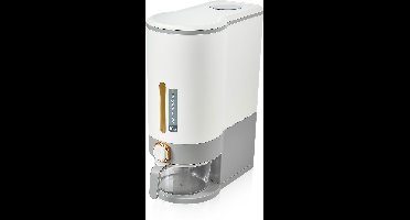 Velox Goods VL‑531 Rijstdispenser – Voorraadcontainer met Deksel – 10 kg Opslag – Graan- & Voedselcontainer – Bewaarbak voor Rijst, Linzen, Mungbonen & Meer – Transparant – Keuken Organizer