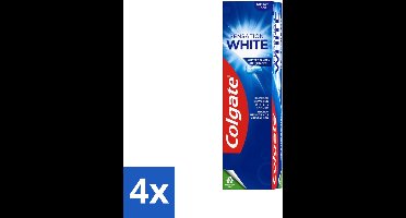 4 x Colgate Tandpasta Sensation White 75 ml - Witte Tanden - Tandpasta - Vlekken Verwijderen - Tandenpolijsten - Colgate Sensation White